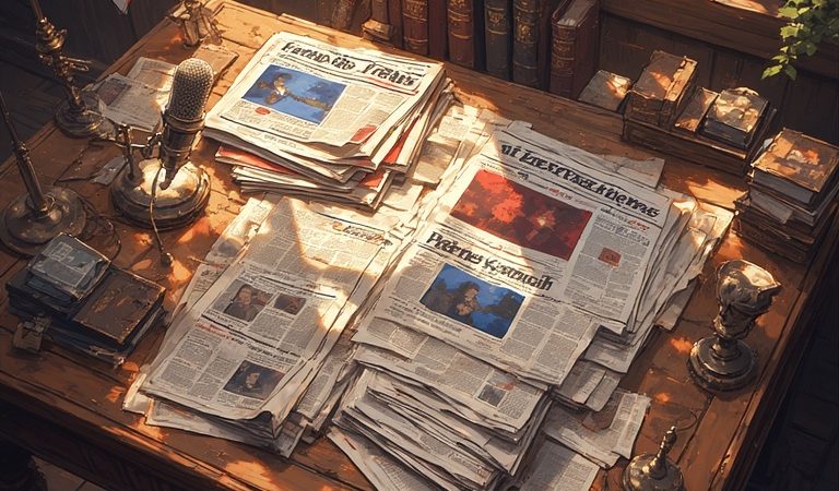 Political Orientation of French Newspapers and News Channels